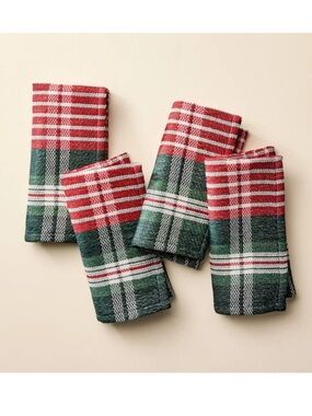 4pc Signature Plaid Cloth Napkins - Hearth & Hand™ with Magnolia Christmas 2025